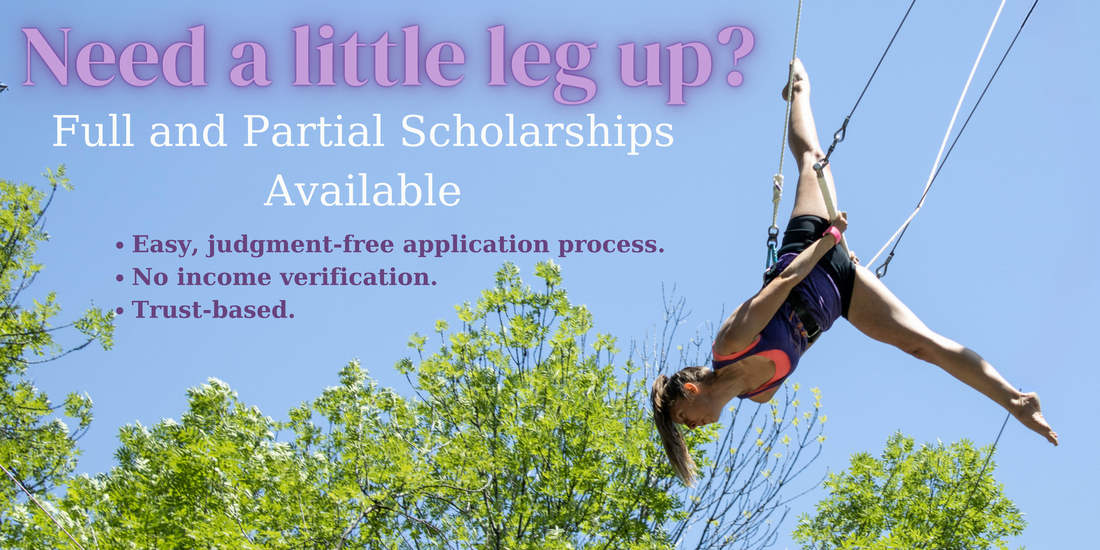 Full and Partial Scholarships available. Easy, judgment free application.  No income verification. Trust based